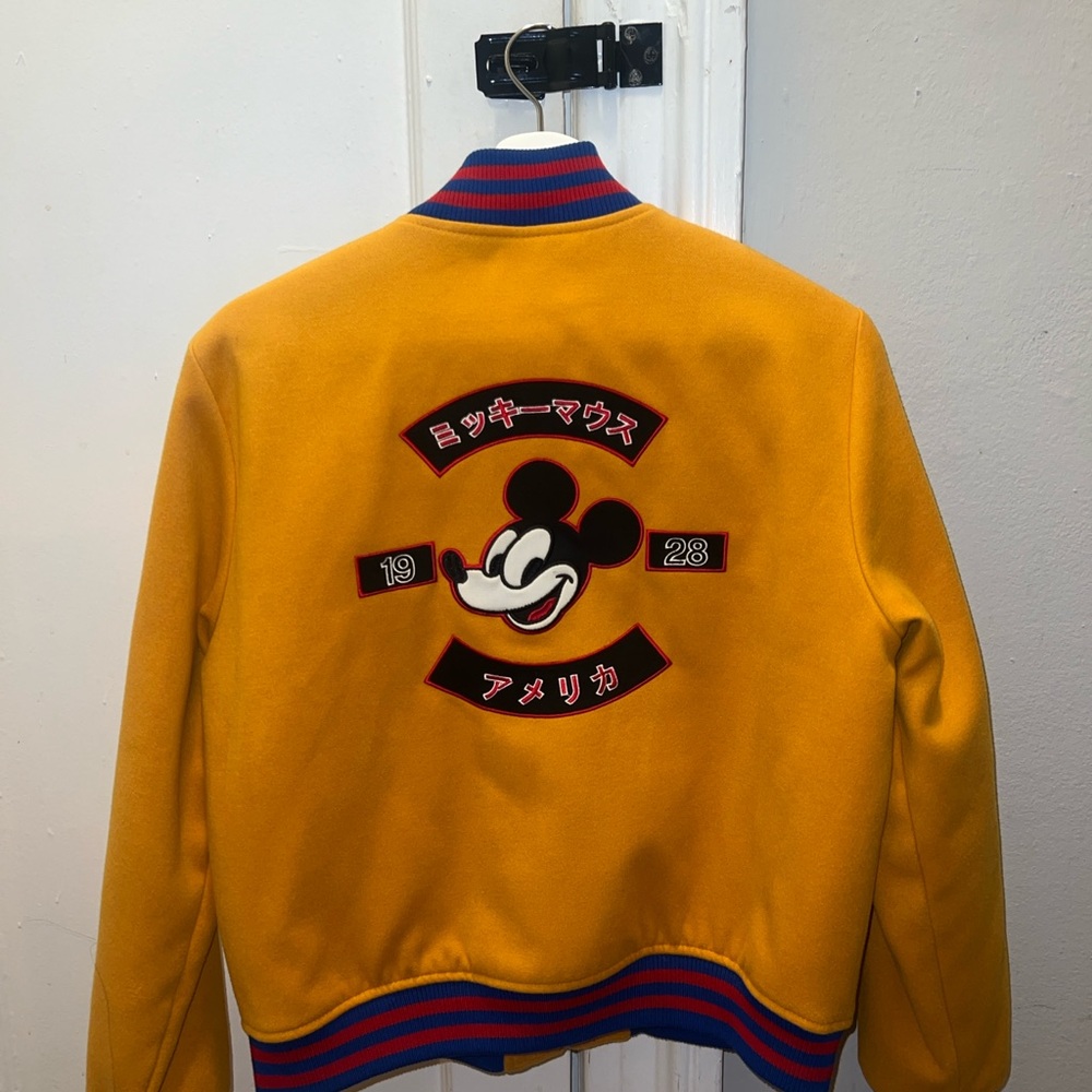 Disney Kids Yellow Jacket with Mickey Mouse Design